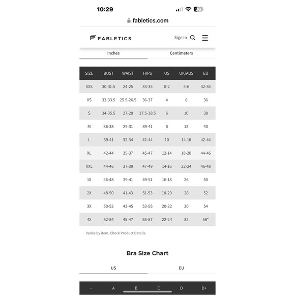 Fabletics sports bra xxs - Picture 8 of 9